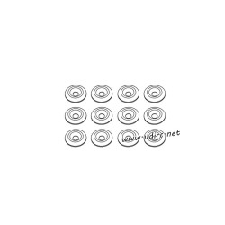 UDIRC 1001 1002 1002SE Parts Body Washers P10-021