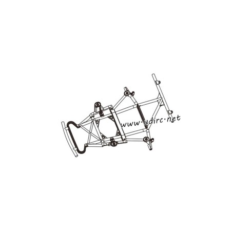 UDIRC 1001 1002 1002SE Parts Front Roll Cage Kit P10-025