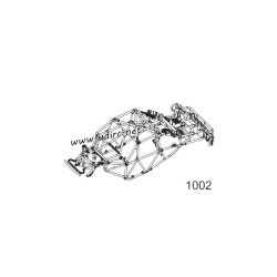 UDIRC 1002 RC Car Parts Roll Cage Assembly P10-038