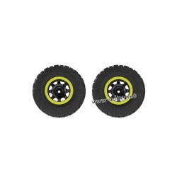 UDIRC 1002 RC Car Parts Wheel Assembly with Green Hubs P10-042
