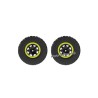 UDIRC 1002 RC Car Parts Wheel Assembly with Green Hubs P10-042