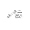 UDIRC UD1001 1002 1002SE Parts Servo Arm Kit P10-014