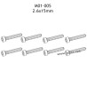 UDIRC 1001 1002 1002SE Parts 2.6x15mm Hexagon Socket Head Cap Tapping Screws M01-005