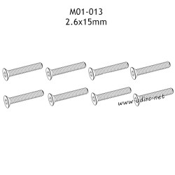UDIRC 1001 1002 1002SE Parts 2.6x15mm Hexagon Socket Countersunk Head Tapping Screw M01-013