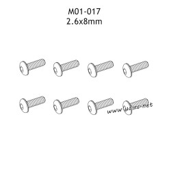 UDIRC 1001 1002 1002SE Parts 2.6x8mm Hexagon Socket Button Head Tapping Screw M01-017