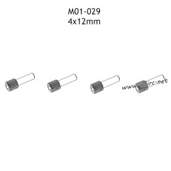 UDIRC 1001 1002 1002SE Parts 4x12mm Hexagon Socket Screw with Full Dog Point M01-029
