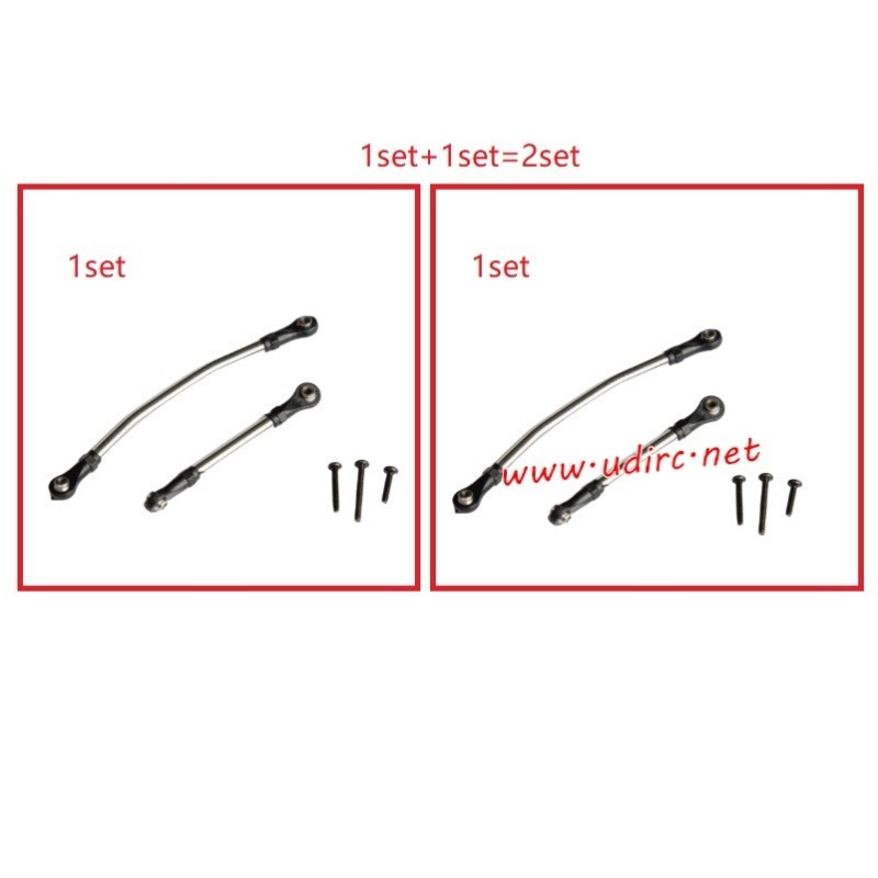 UDIRC UCX2405 RC Car Upgrade Parts Brushless Metal Steering Tie Rods UCX24-P069A