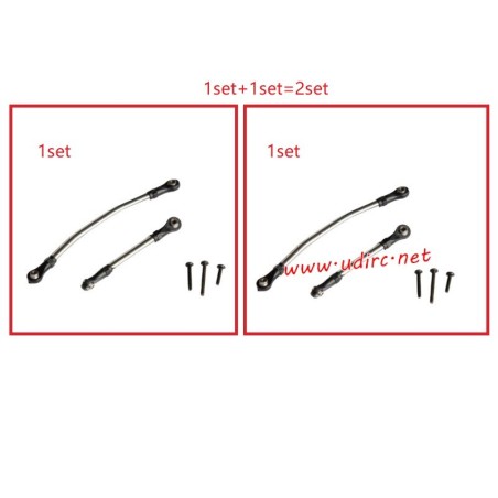 UDIRC UCX2405 RC Car Upgrade Parts Brushless Metal Steering Tie Rods UCX24-P069A
