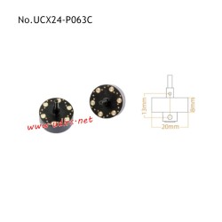 UDIRC UCX2405 RC Car Upgrade Parts Widened Brass Coupler UCX24-P063C
