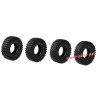 UDIRC UCX2405 1/24 Snow Leopard RC Car Upgrade Parts Wheels without Bindings UCX24-P061A