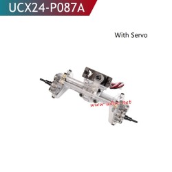 UDIRC UCX2405 Pro RC Car Upgrade Parts Front Axle Steering Assembly with servo UCX24-P087A