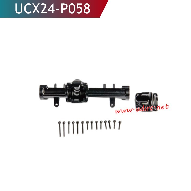 UDIRC UCX2401 1/24 Scale Upgrade Parts Metal Rear Axle UCX24-P058