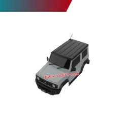 UDIRC UCX2401 1/24 Scale Upgrade Parts Body Assembly Silver