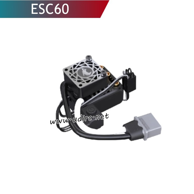 UDIRC UD1610S High Speed RC Car Parts 60A Brushless ESC ESC60 UDIRC UD1610S High Speed RC Car Parts 60A Brushless ESC ESC60