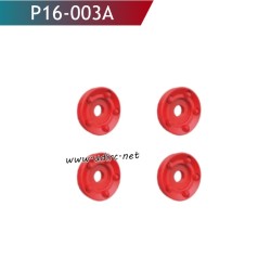 UDIRC M16 RC Car Parts Wheel Anti-Skid Spacer Red P12-003A