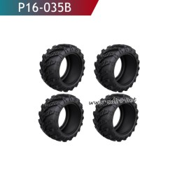 UDIRC M16 RC Car Parts Rubber Wheels without Hubs P16-035B