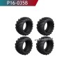UDIRC M16 RC Car Parts Rubber Wheels without Hubs P16-035B