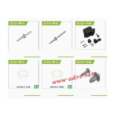 UDIRC UCX2402 Upgrade Parts Front Axle Kit