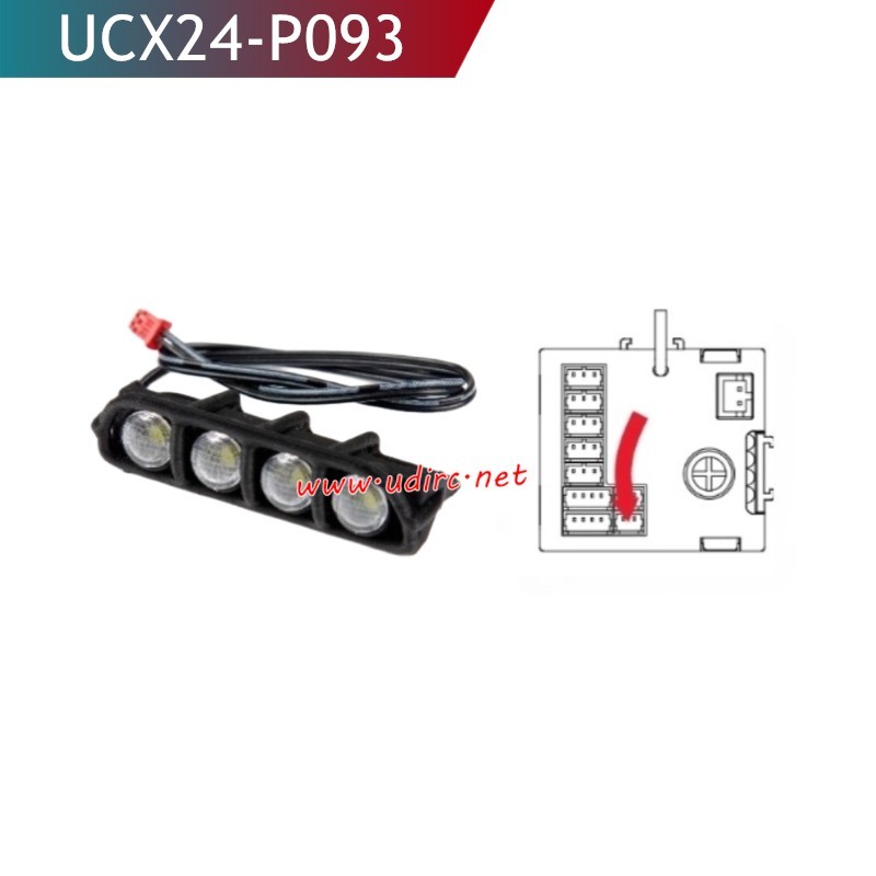 UDIRC UCX2405 RC Car Upgrade Parts Top Light UCX24-P003