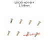 UDIRC UD1201 Parts 2.5X8MM KB Hexagon Socket Countersunk Head Machine Threaded Screws M01-014