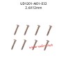UDIRC UD1201 Parts 2.6x12mmm TB Hexagon Socket Set Screws with Round Head M01-032