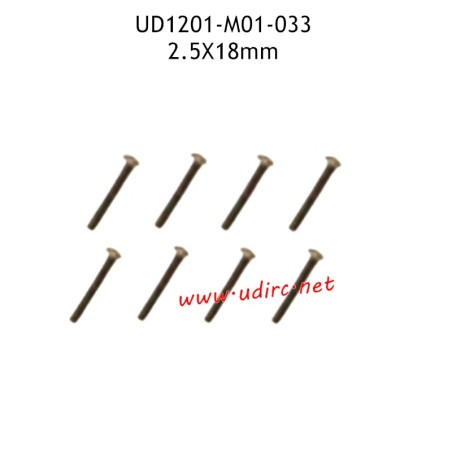 UDIRC UD1201 Parts 2.5X18MM TM Hexagon Socket Screws M01-033