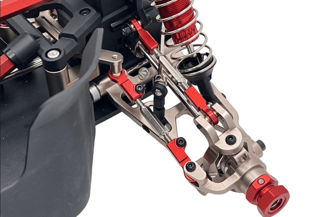 MJX-Hyper-Go-7303-RC-Upgrade-Parts-Metal-Adjustable-Tie-Rods-Champagne-Gold-Overview