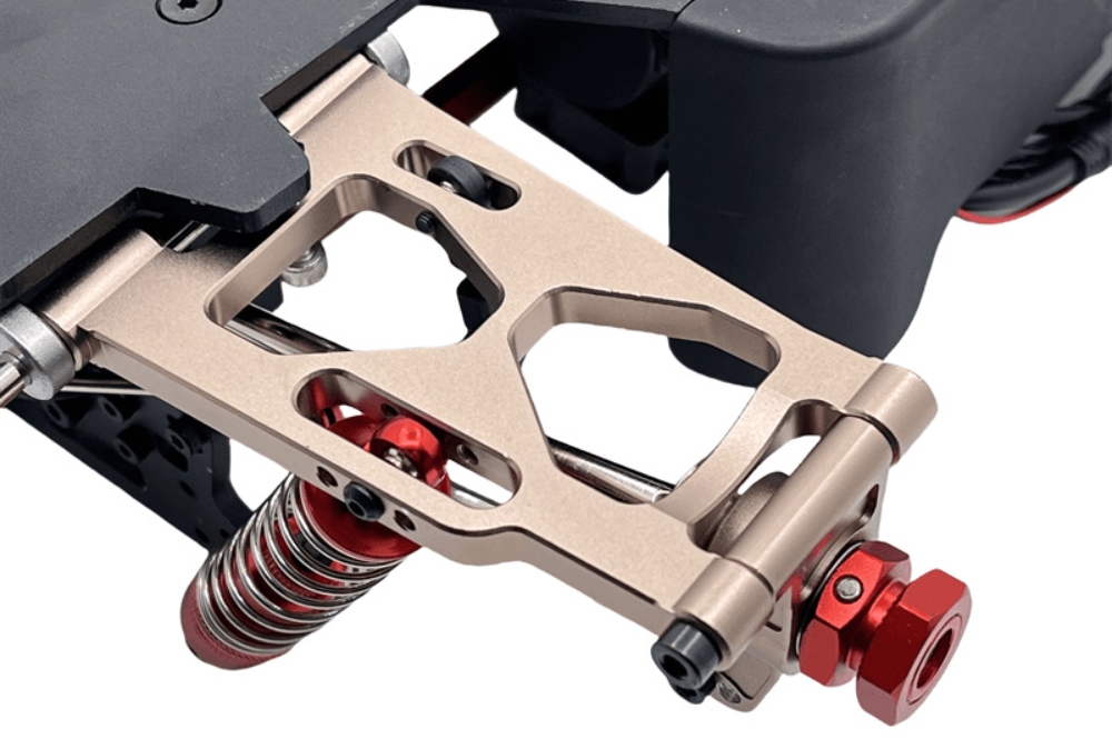 MJX-Hyper-Go-7303-RC-Upgrade-Parts-Rear-Lower-Swing-Arms-Champagne-Gold-Overview
