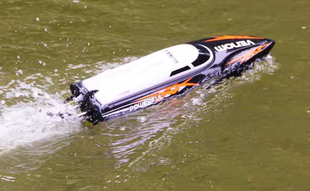 UDIRC UDI001 High Speed Remote Control Boat Black