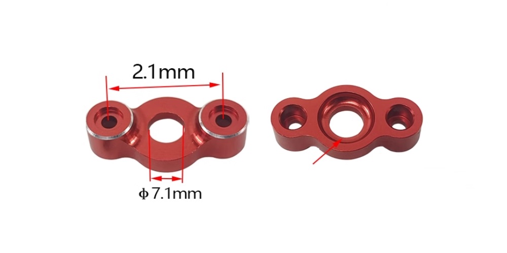 UDIRC UDI005 Upgrade Parts Aluminum Waterproof Pressure Ring Dimension Overview