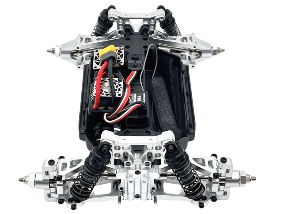 UDIRC-M16-Upgrade-Parts-Front-and-Rear-Upper-Swing-Arms-Silver-Overview