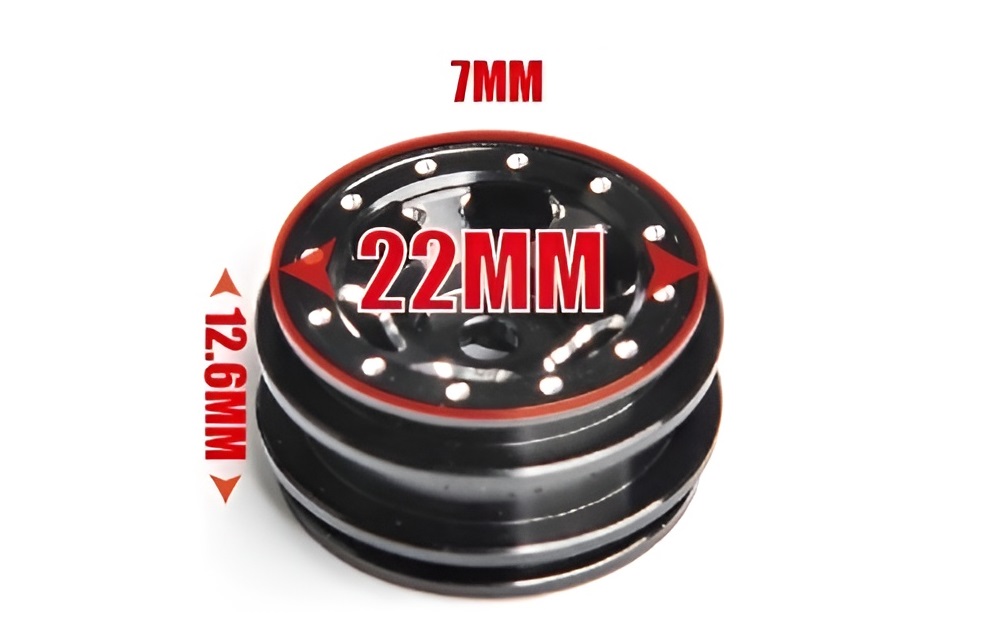 UCX24-P052-UDIRC-UCX1801-RC-Car-Upgrade-Parts-Wheel-Hub-Overview