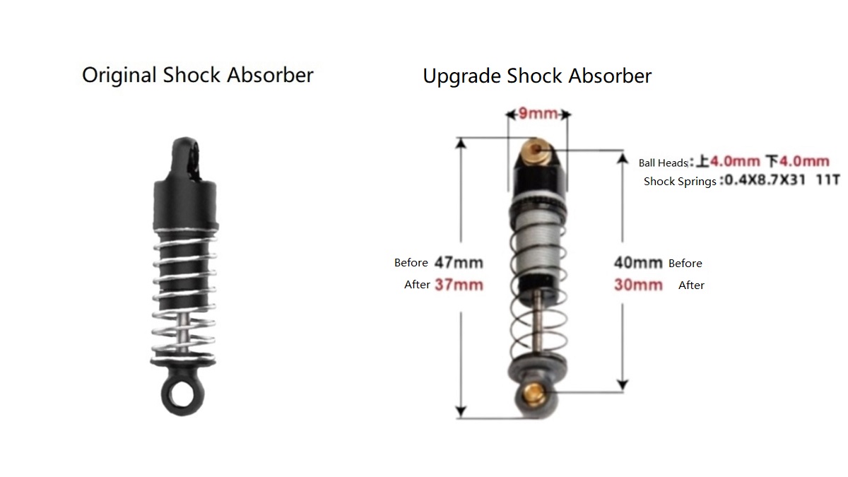 UDIRC-UCX2401-Parts-Metal-Shock-Absorber-Comparision
