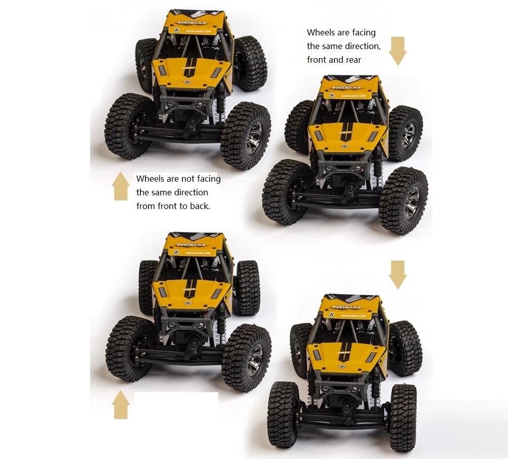 UDIRC UCX2405 High Speed Remote Control Car Yellow Overview